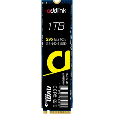 SSD Addlink 1TB M.2 2280 PCIe GEN4X4 With DRAM cache ad1TBS95M2P